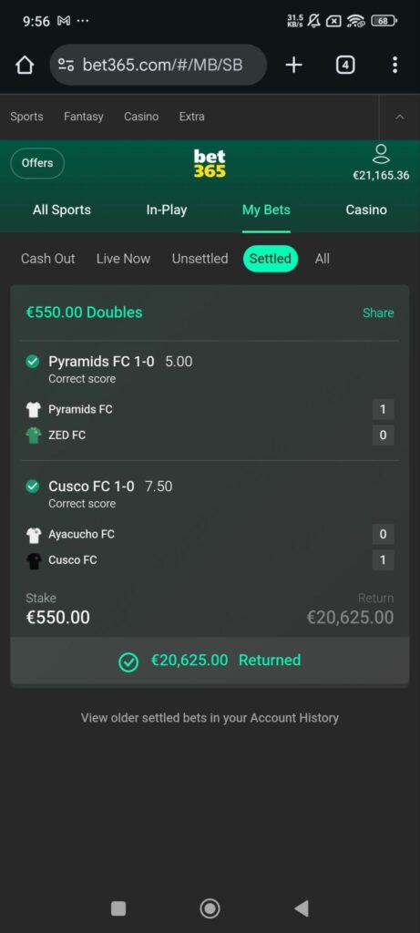Verified Fixed Matches
